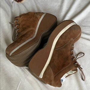 L.E.I. Vintage Benet Chunky Platform Sneakers 90s Y2K